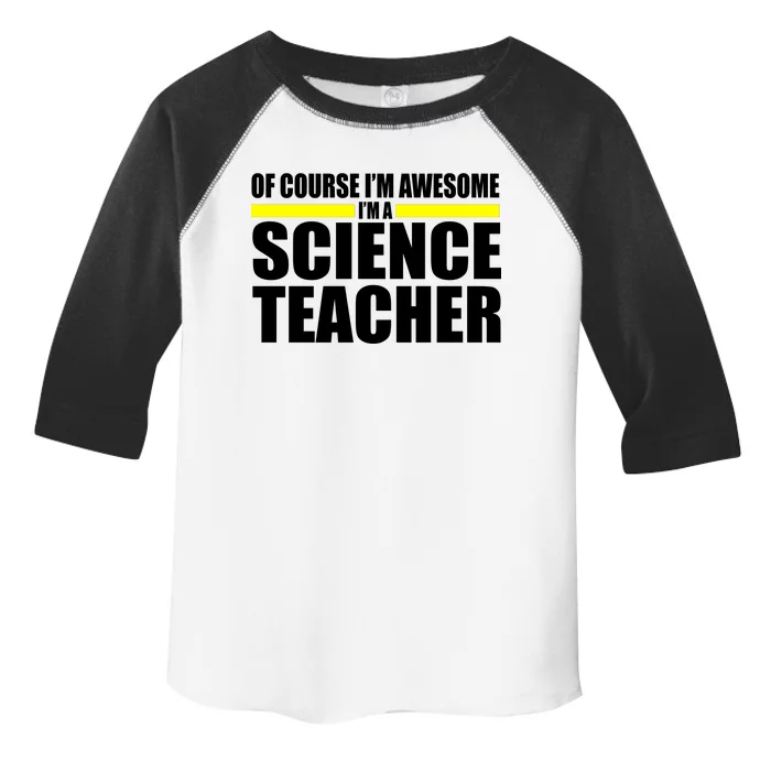 Awesome Science Teacher Toddler Fine Jersey T-Shirt