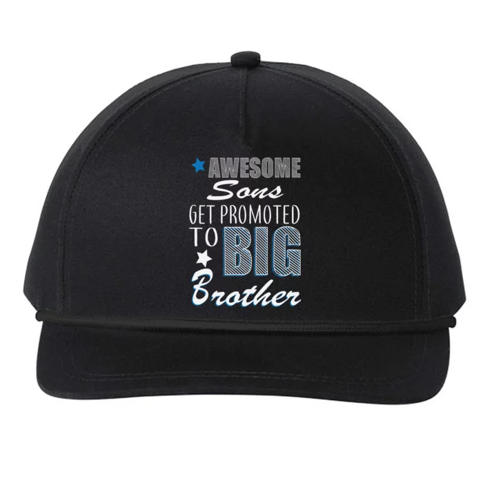 Awesome Son Promoted To Big Brother Snapback Five-Panel Rope Hat