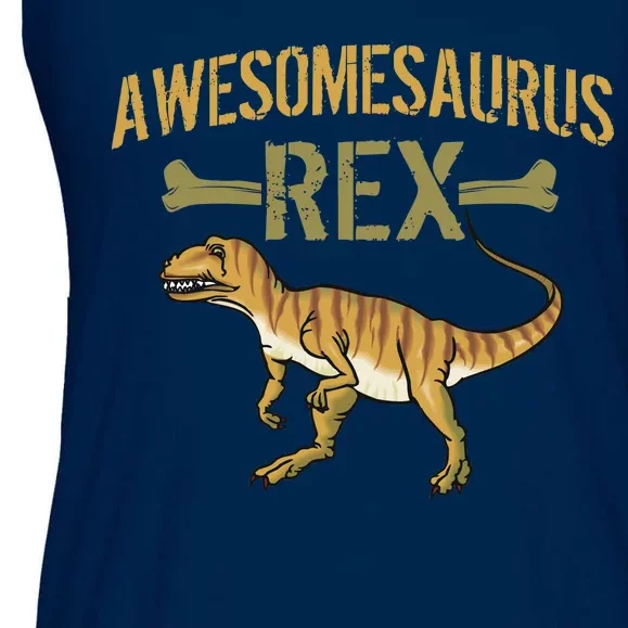 Awesomesaurus T-Rex Ladies Essential Flowy Tank