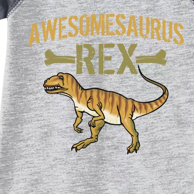 Awesomesaurus T-Rex Infant Baby Jersey Bodysuit