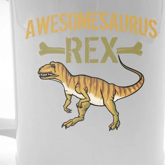 Awesomesaurus T-Rex Front & Back Beer Stein