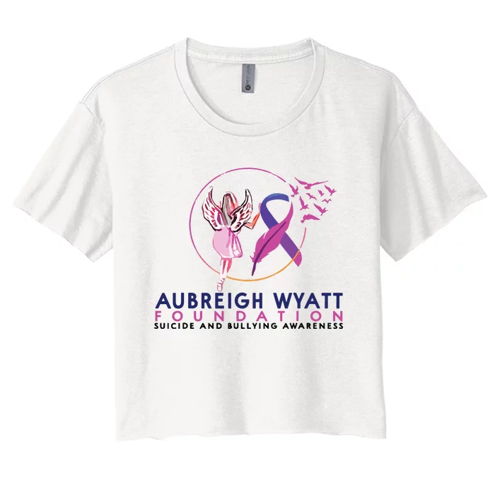 Aubreigh Wyatt Foundation Women's Crop Top Tee