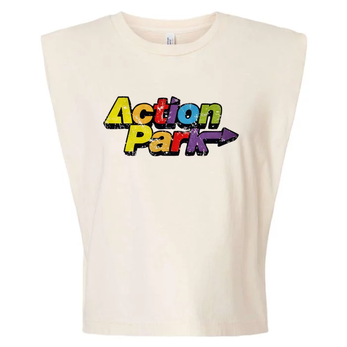 Action Water Funny Park New Jersey Garment-Dyed Women's Muscle Tee