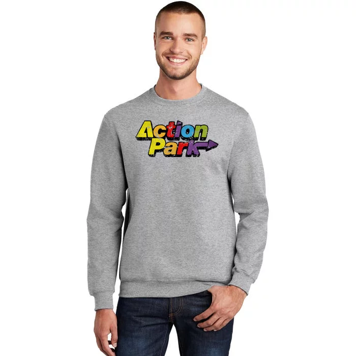 Action Water Funny Park New Jersey Tall Sweatshirt