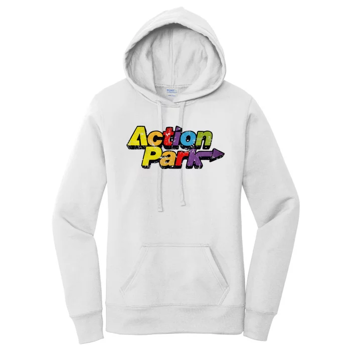 Action Water Funny Park New Jersey Women's Pullover Hoodie