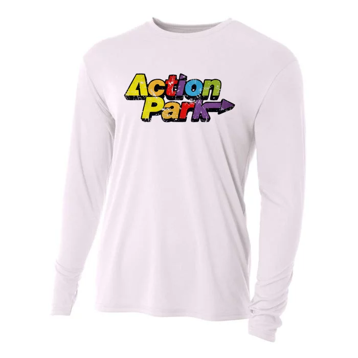 Action Water Funny Park New Jersey Cooling Performance Long Sleeve Crew