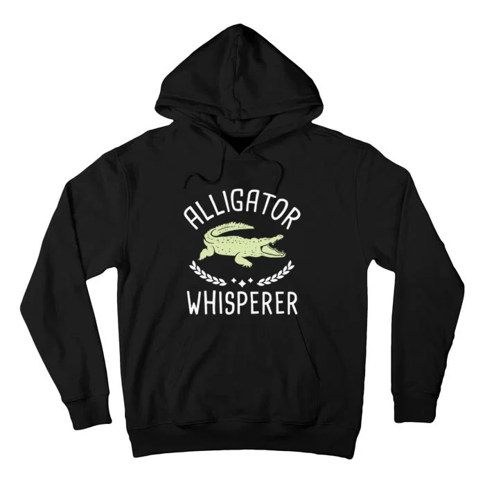 Alligator Whisperer Gator Crocodile Zoo Animal Lover Tall Hoodie