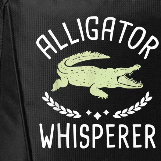 Alligator Whisperer Gator Crocodile Zoo Animal Lover City Backpack