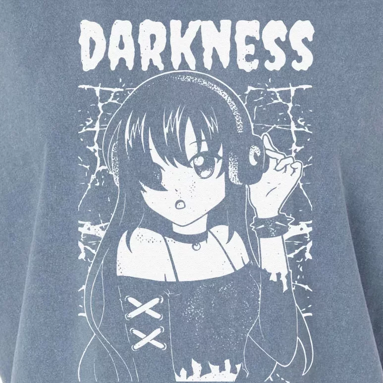 Anime Woman. Goth. Darkness. Goth Woman Garment-Dyed Women's Muscle Tee