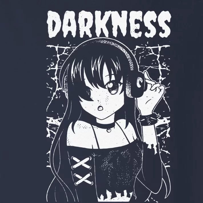 Anime Woman. Goth. Darkness. Goth Woman Toddler Long Sleeve Shirt