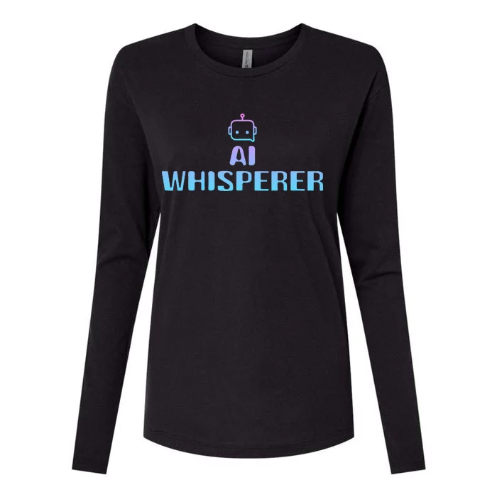 Ai Whisperer Geeky Tech Ai Artificial Intelligence Womens Cotton Relaxed Long Sleeve T-Shirt