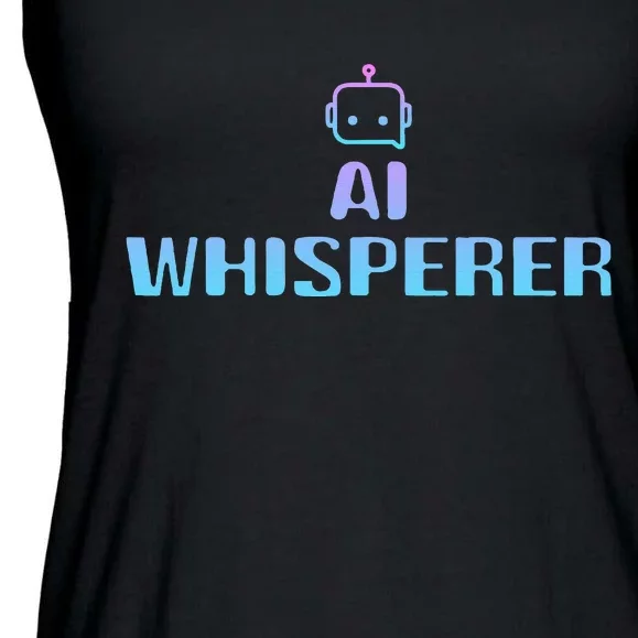 Ai Whisperer Geeky Tech Ai Artificial Intelligence Ladies Essential Flowy Tank