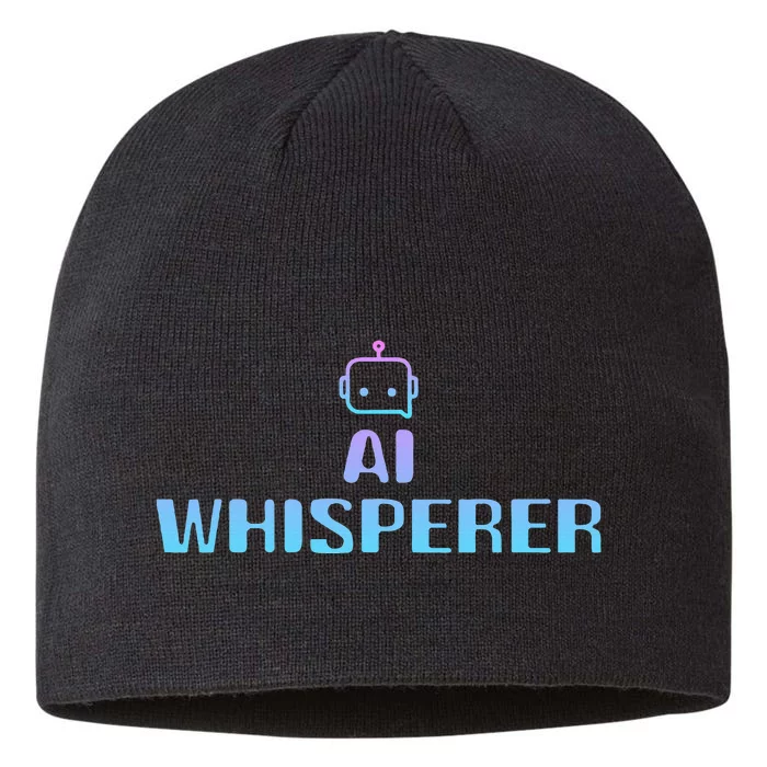 Ai Whisperer Geeky Tech Ai Artificial Intelligence 8 1/2in Sustainable Knit Beanie