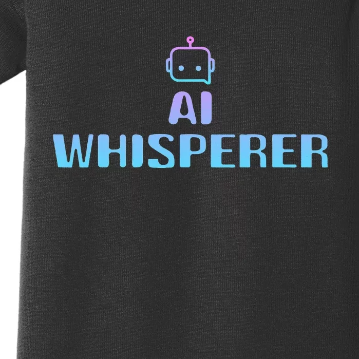 Ai Whisperer Geeky Tech Ai Artificial Intelligence Baby Bodysuit