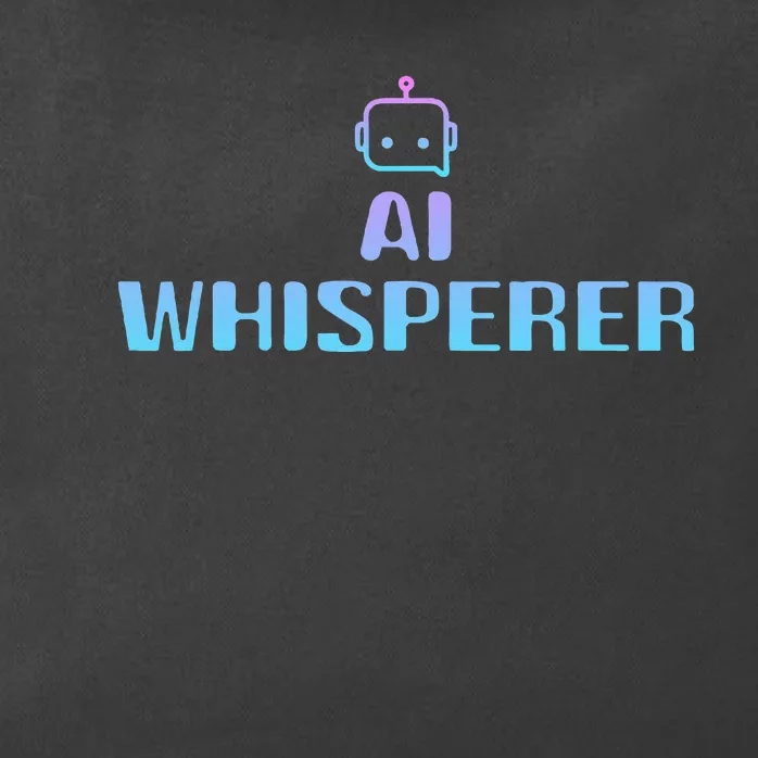 Ai Whisperer Geeky Tech Ai Artificial Intelligence Zip Tote Bag