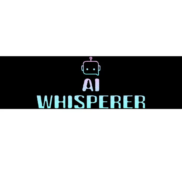 Ai Whisperer Geeky Tech Ai Artificial Intelligence Bumper Sticker