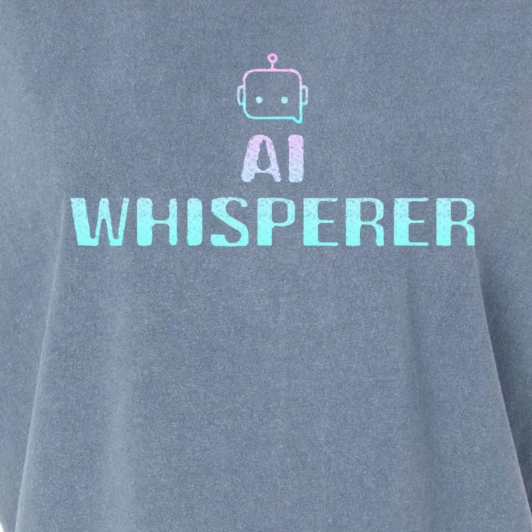 Ai Whisperer Geeky Tech Ai Artificial Intelligence Garment-Dyed Women's Muscle Tee