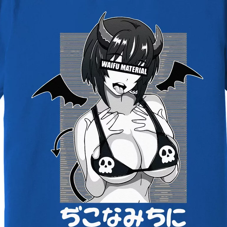 Anime Waifu Hentai Anime Lover Anime Girl Japanese Aesthetic Premium T-Shirt