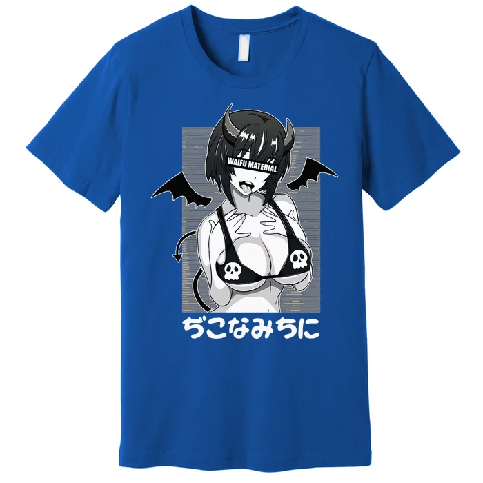 Anime Waifu Hentai Anime Lover Anime Girl Japanese Aesthetic Premium T-Shirt