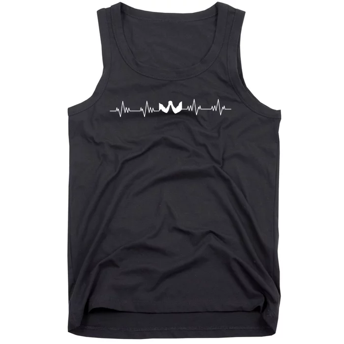 Arm Wrestling Heartbeat Tank Top