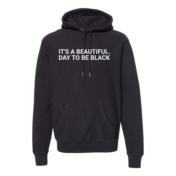 A’Ja Wilson It’S A Beautiful Day To Be Black Premium Hoodie