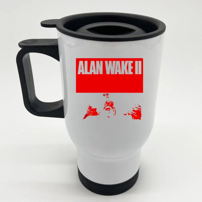 Alan Wake Ii Front & Back Stainless Steel Travel Mug