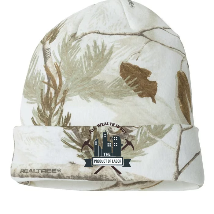 All Wealth Is But The Product Of Labor Kati - 12in Camo Beanie