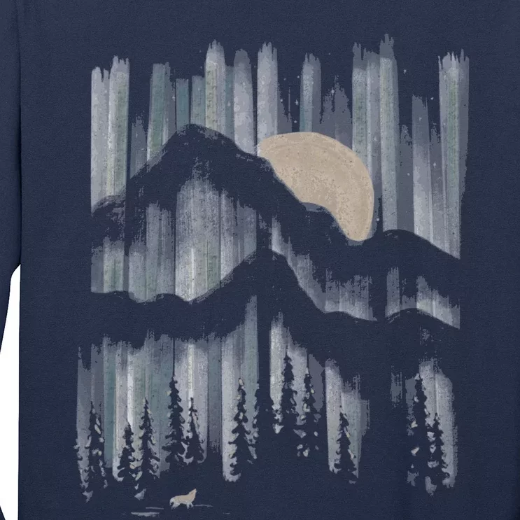 A Wolf In The Night... Long Sleeve Shirt