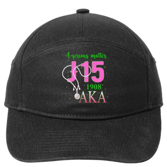 AKA Women J15 Founder's Day 1908 Pearl 7-Panel Snapback Hat