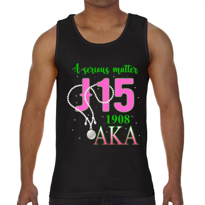 AKA Women J15 Founder's Day 1908 Pearl Comfort Colors® Tank Top