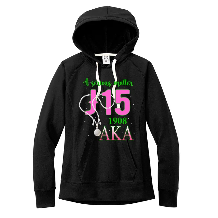 AKA Women J15 Founder's Day 1908 Pearl Women's Fleece Hoodie