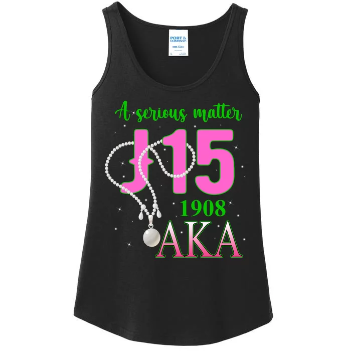 AKA Women J15 Founder's Day 1908 Pearl Ladies Essential Tank