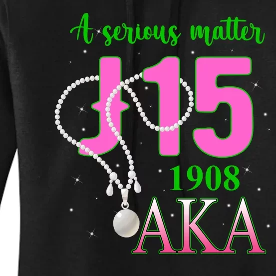 AKA Women J15 Founder's Day 1908 Pearl Women's Pullover Hoodie