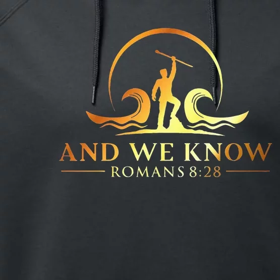 And We Know Romans 828 Bible Verse Christian Costume Performance Fleece Hoodie