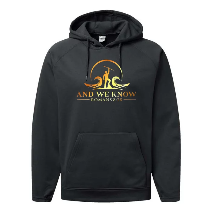 And We Know Romans 828 Bible Verse Christian Costume Performance Fleece Hoodie