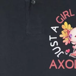 Axolotl  Who Loves Axolotls Cute Teen Girls Pink Softstyle Adult Sport Polo