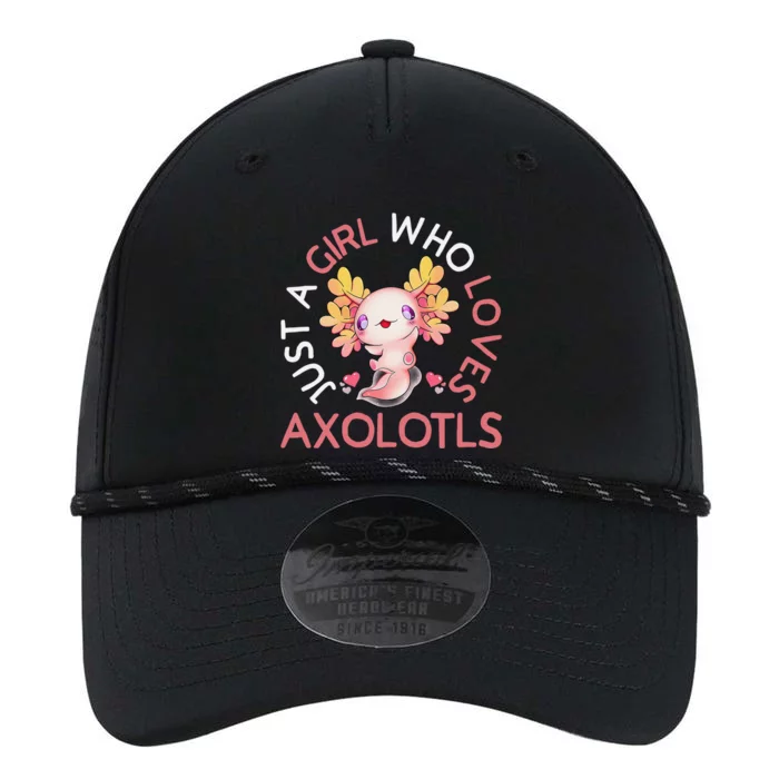 Axolotl  Who Loves Axolotls Cute Teen Girls Pink Performance The Dyno Cap