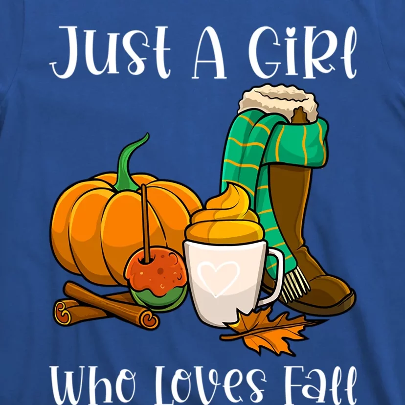 A Who Loves Fall Autumn Season Pumpkin Spice Latte Funny Gift T-Shirt