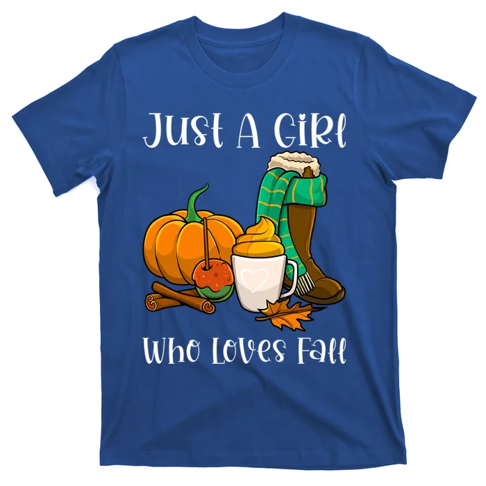 A Who Loves Fall Autumn Season Pumpkin Spice Latte Funny Gift T-Shirt