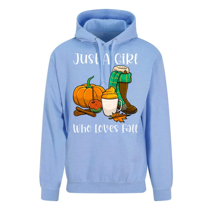 A Who Loves Fall Autumn Season Pumpkin Spice Latte Funny Gift Unisex Surf Hoodie