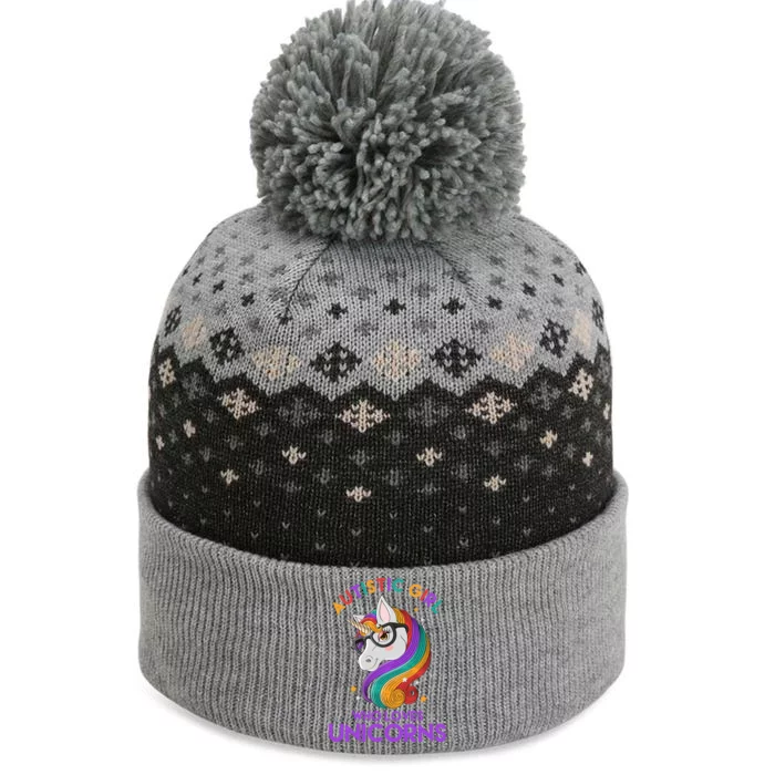 Autistic Who Loves Unicorns The Baniff Cuffed Pom Beanie