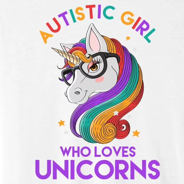 Autistic Who Loves Unicorns ChromaSoft Performance T-Shirt