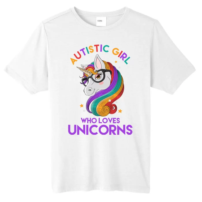 Autistic Who Loves Unicorns ChromaSoft Performance T-Shirt