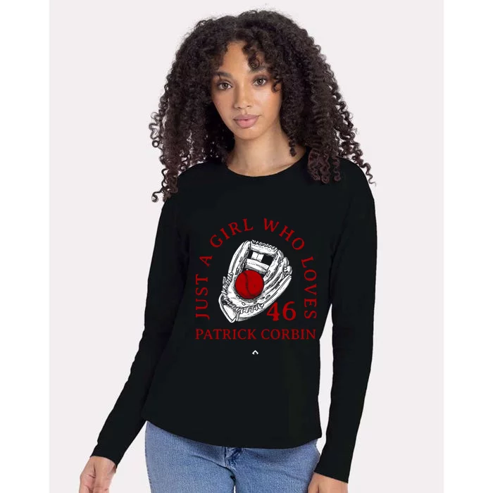 A Who Loves Patrick Corbin Friend Baseball Fan Gift Womens Cotton Relaxed Long Sleeve T-Shirt