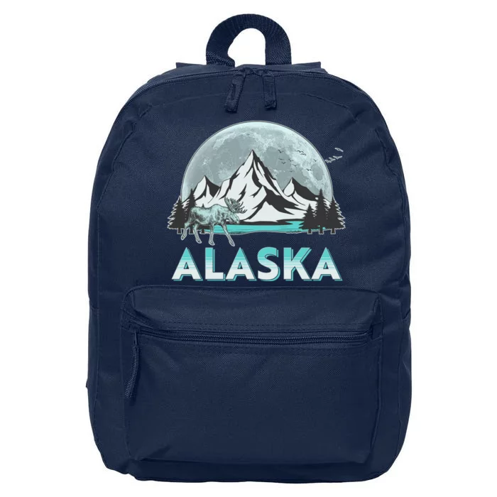 Alaska Wilderness Moose Moon 16 in Basic Backpack