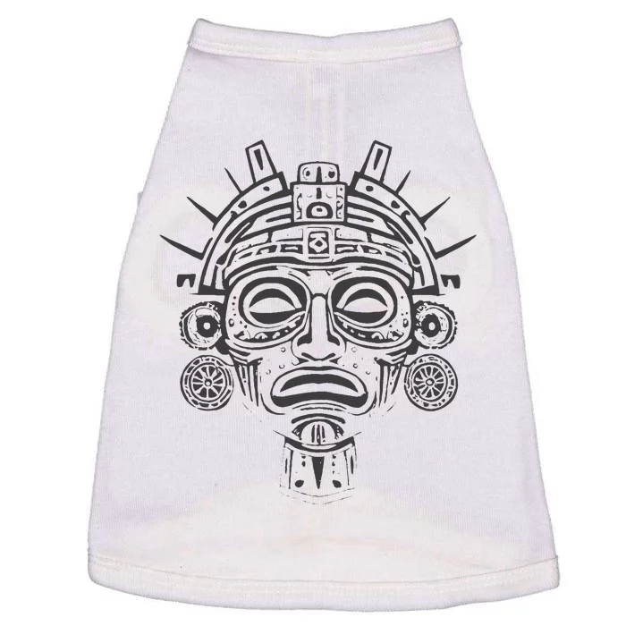 Aztec Warrior Mask Doggie Tank