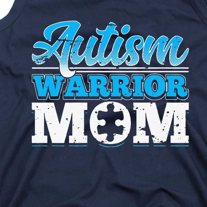 Autism Warrior Mom Autism Awareness Month Gift Tank Top