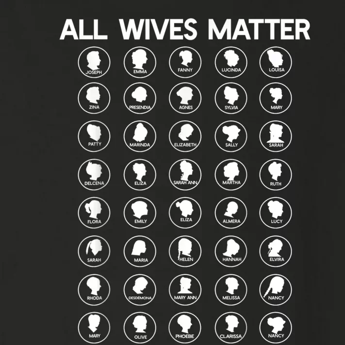 ALL WIVES MATTER Joseph Smith Polygamy Ex Mormon LDS Meme Toddler Long Sleeve Shirt