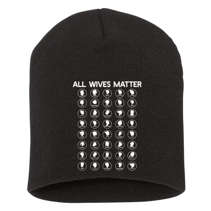 ALL WIVES MATTER Joseph Smith Polygamy Ex Mormon LDS Meme Short Acrylic Beanie