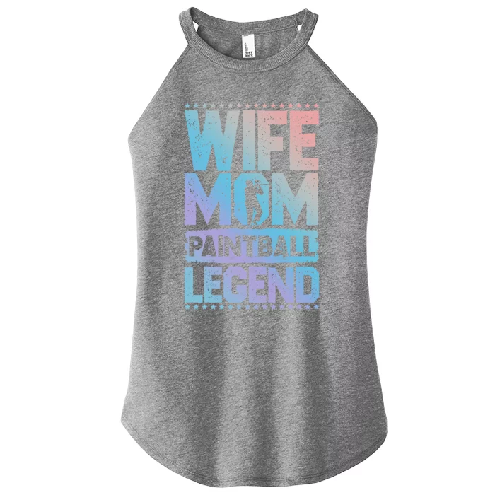 Airsoft Wife Mom Paintball Legend Paintball 'S Meaningful Gift Women’s Perfect Tri Rocker Tank